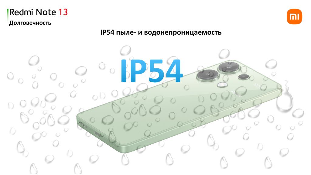 Защита от пыли и воды