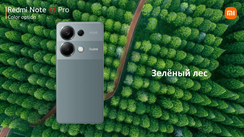 Зелёный лес цвет